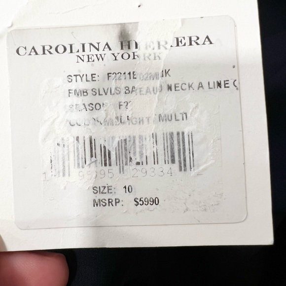 Carolina Herrera Embellished A-Line Gown - Picture 15 of 15